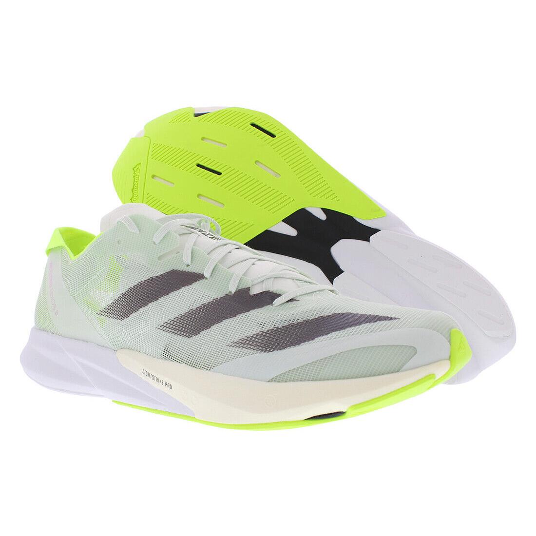 Adidas Adizero Adios 8 Mens Shoes Size 14 Color: Crystal Jade/aurora - Crystal Jade/Aurora Metallic/Lucid Lemon, Main: Green