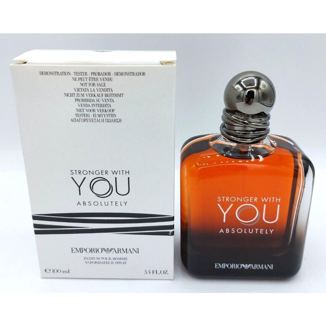 Stronger with You Absolutely Emporio Armani Parfum Spray 3.4oz IN White Box