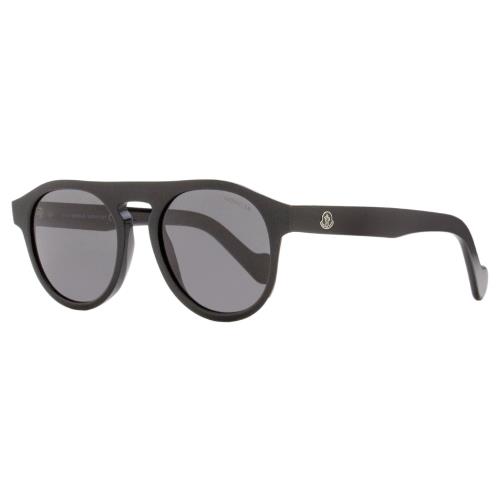 Moncler Oval Sunglasses ML0073 01A Black 51mm 73