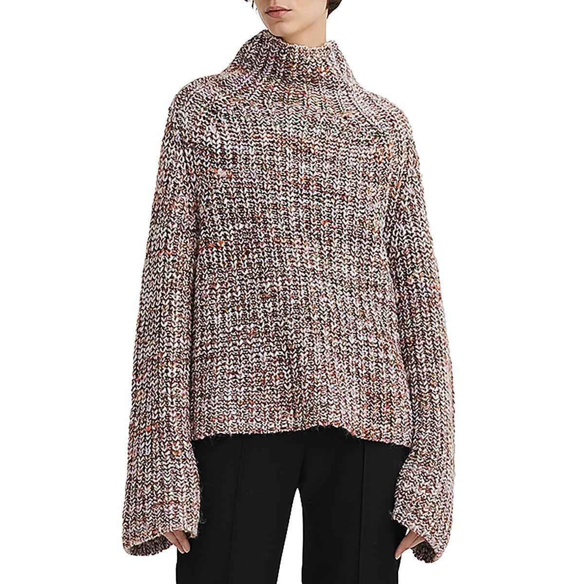 Rag Bone Womens Wool Blend Long Sleeve Knit Mock Turtleneck Sweater Bhfo 6268