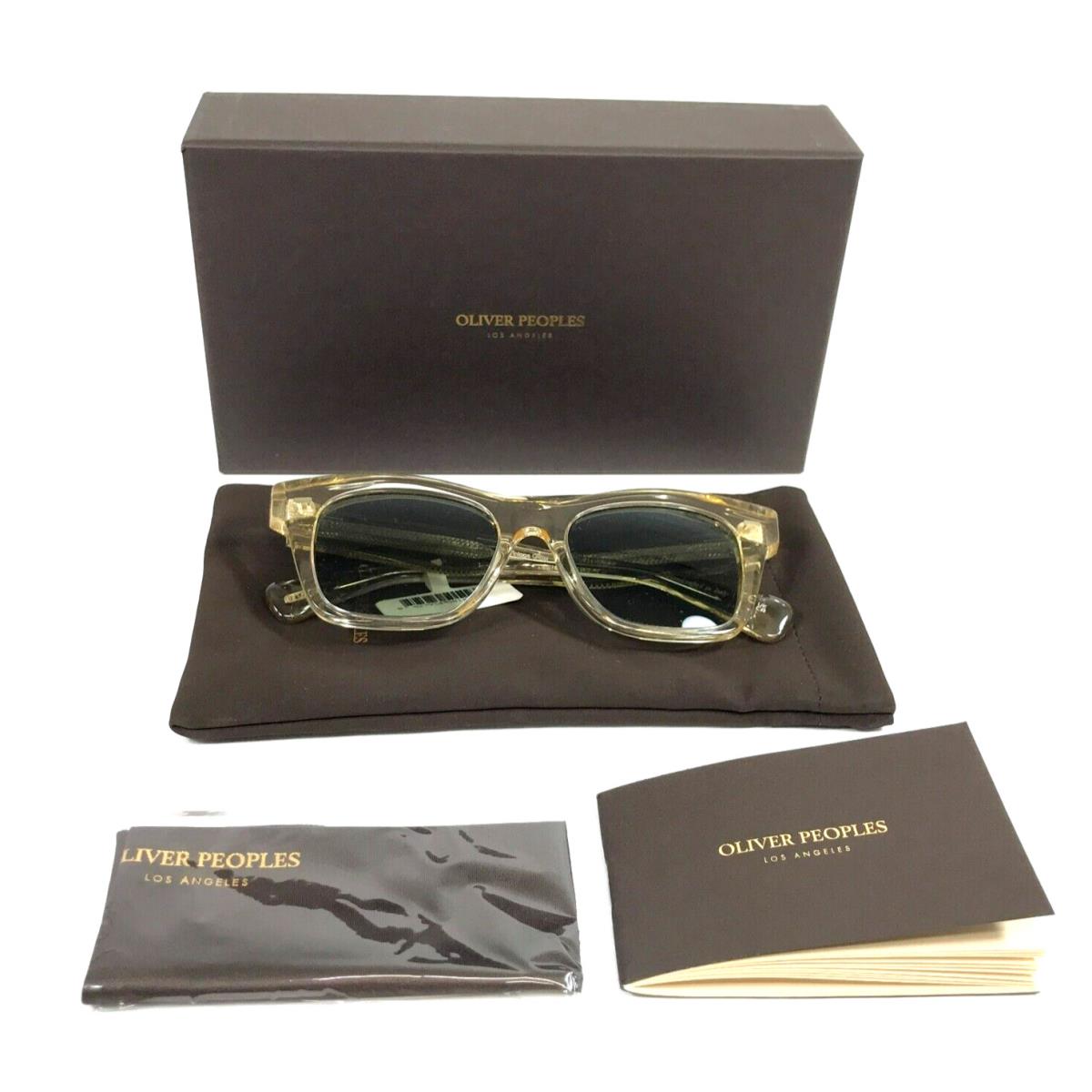 Oliver Peoples Sunglasses OV5542SU 1094BH Ms. Oliver Buff Frames w/ Green Lenses