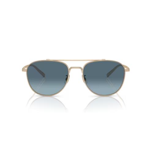 Oliver Peoples 0OV1335ST 5035Q8 Gold/marine Gradient Soft Round Men`s Sunglasses