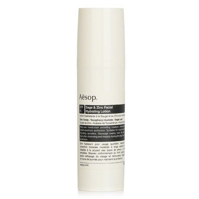 Aesop Sage Amp Zinc Facial Hydrating Lotion Spf15