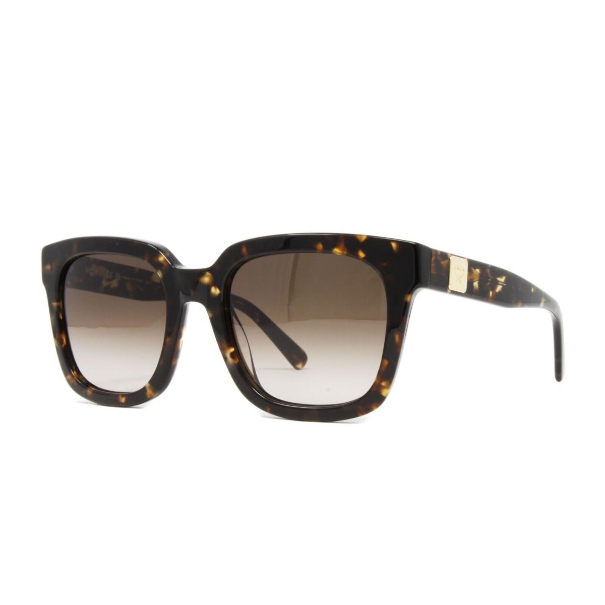 Mcm Women`s Square Sunglasses MCM610S 215 Tortoise 54mm Brown Gradient Lens