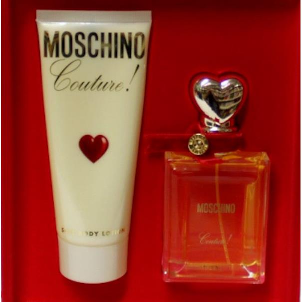 Moschino Couture For Women 2pc Set 1.7 oz Edp Spray + 3.4 oz Body Lotion