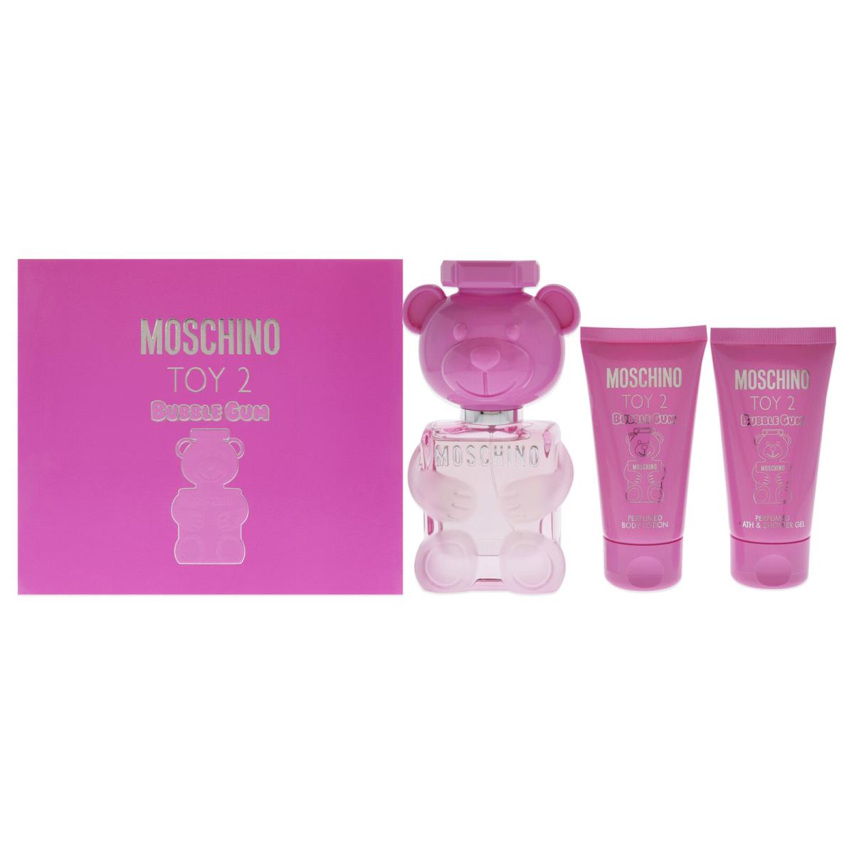 Moschino Toy 2 Bubble Gum by Moschino For Women - 3 Pc Gift Set