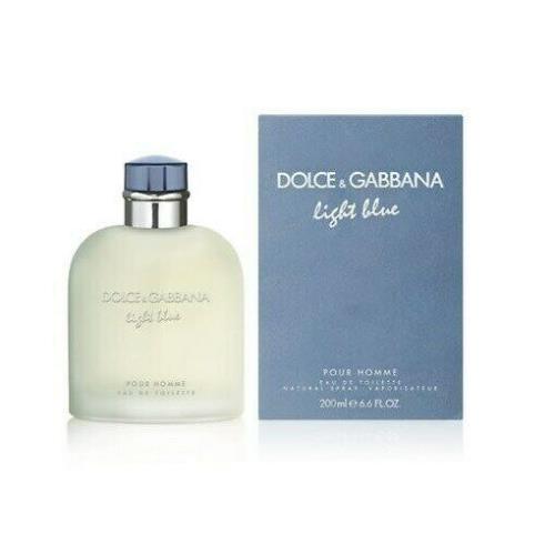 Dolce Gabbana Light Blue 6.7 Oz. Edt Spray Mens Cologne 200 ml