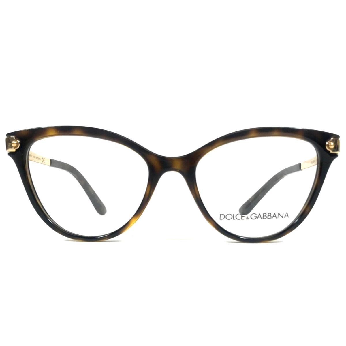 Dolce Gabbana Eyeglasses Frames DG5042 502 Tortoise Gold Cat Eye 50-17-140