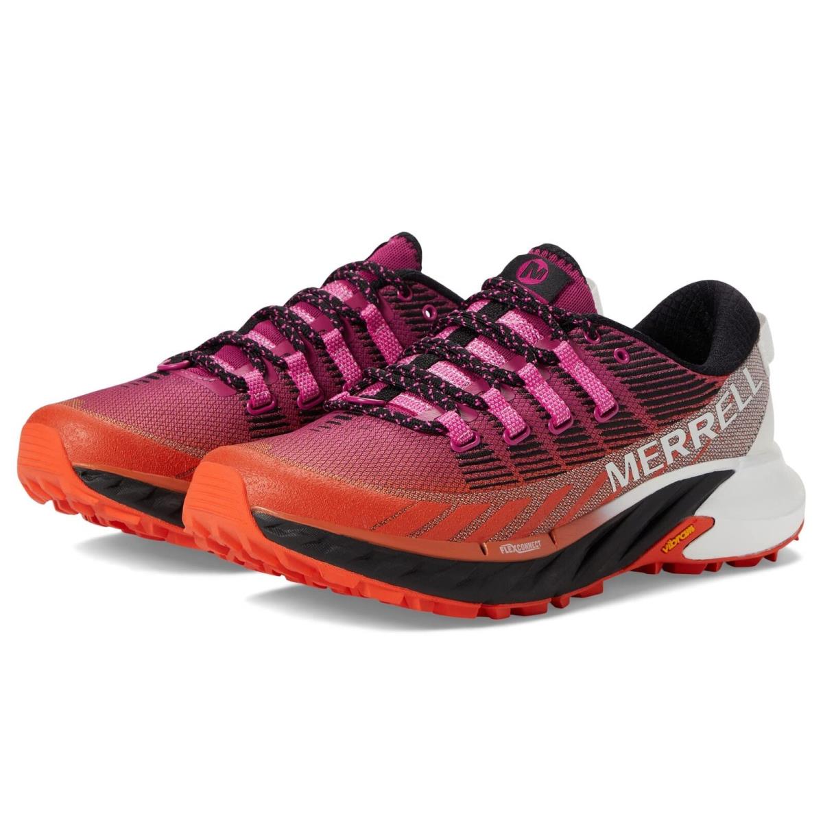 Merrell Agility Peak 4 Fuchsia/tangerine 6 M