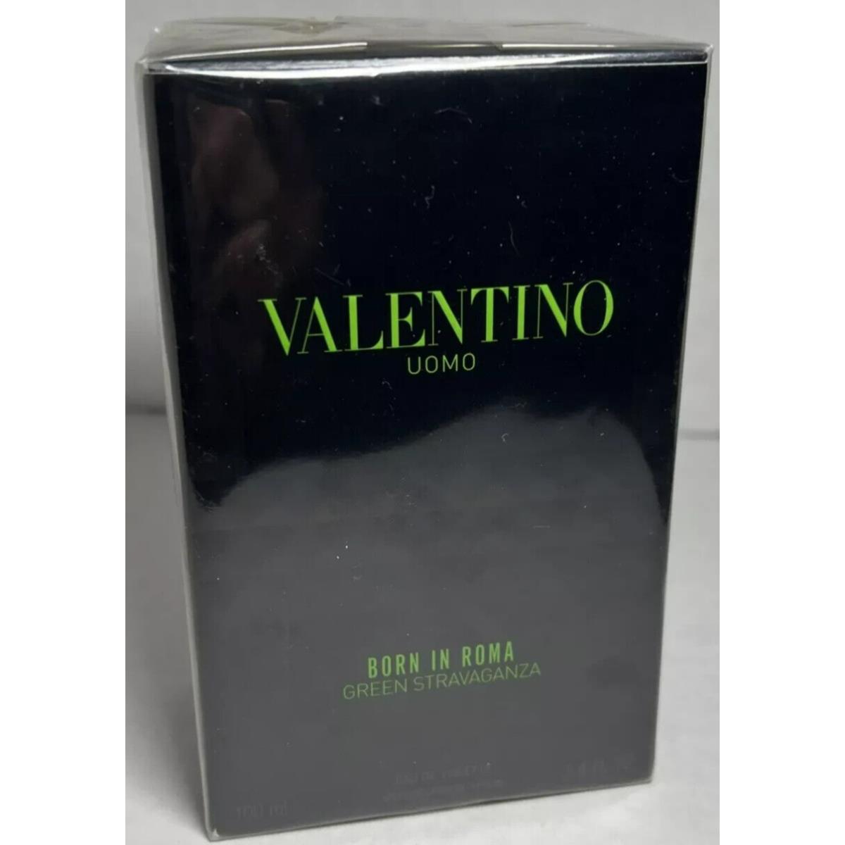 Valentino Uomo Born in Roma Green Stravaganza 3.4 oz 100 ml Edt Box