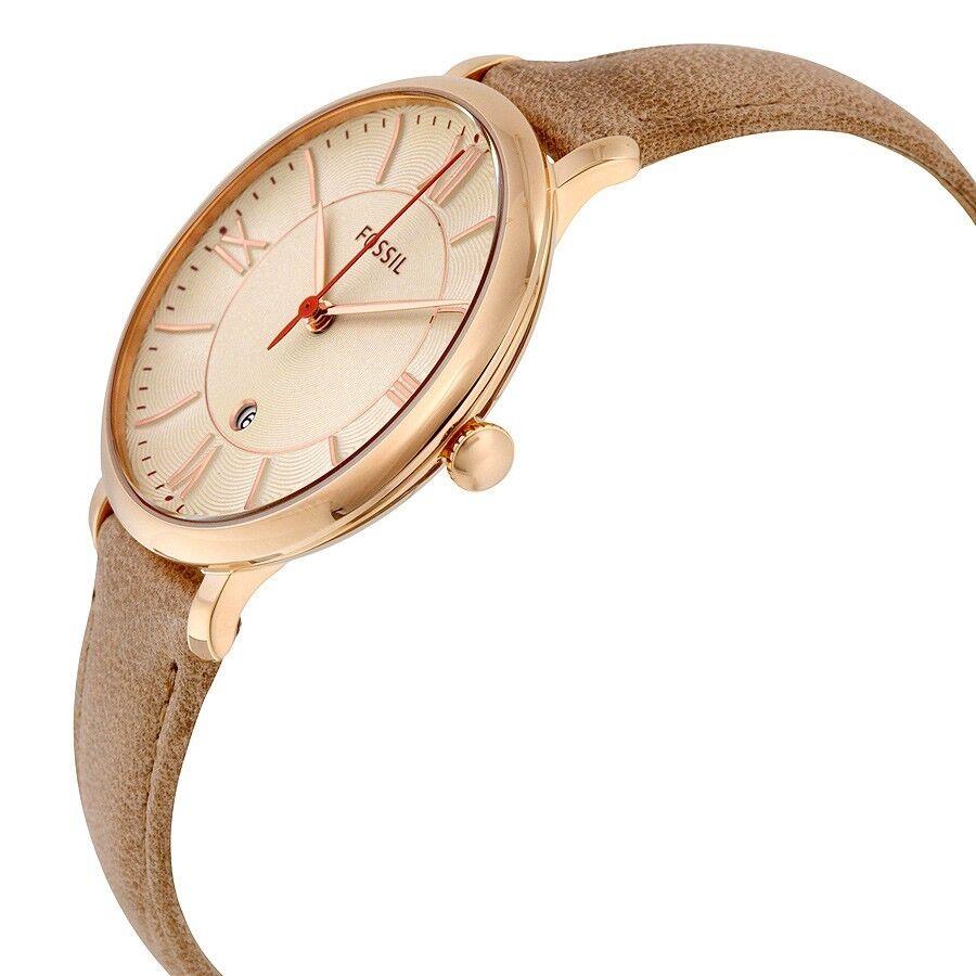 Fossil watch  - BEIGE Dial, TAN Band