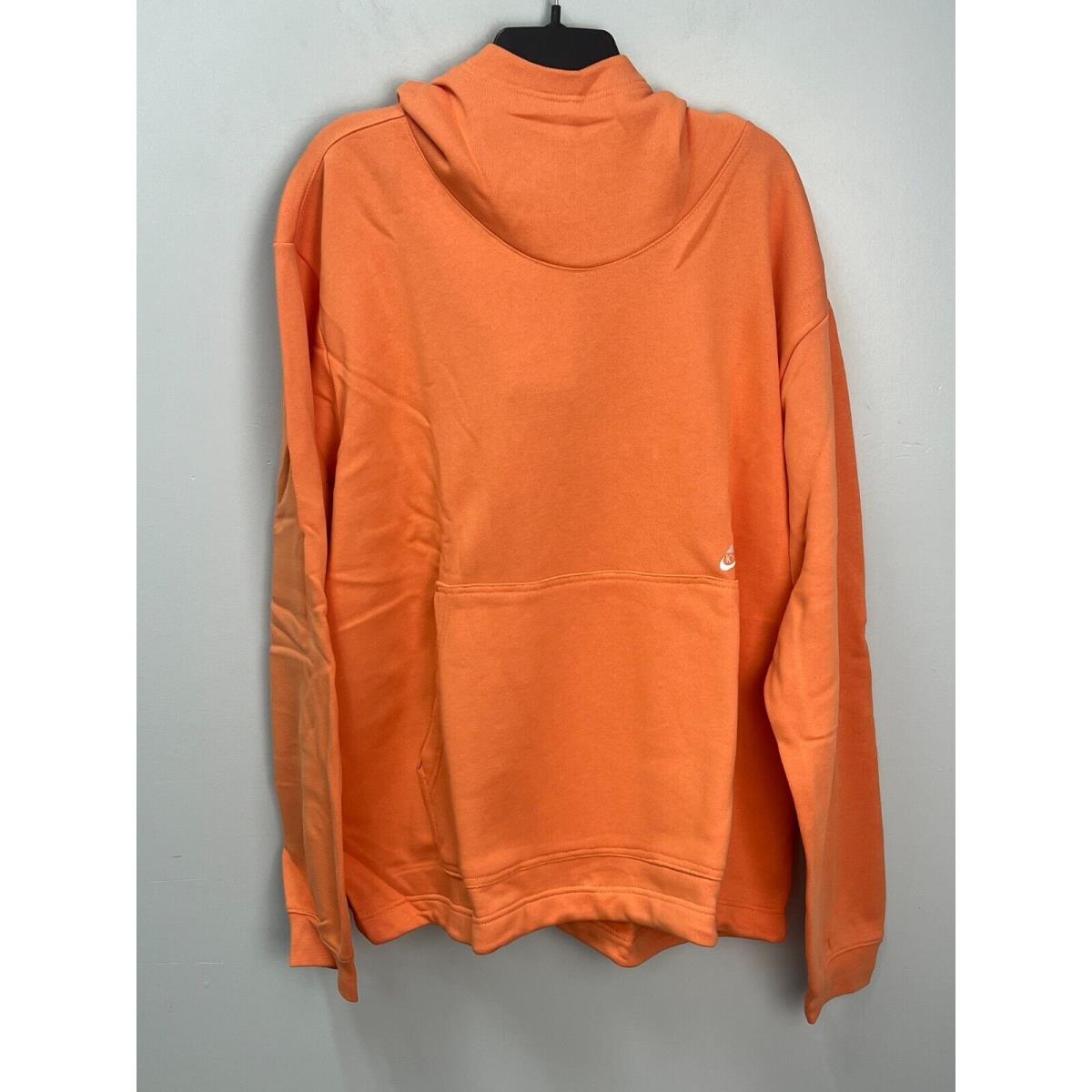 Nike Kyrie Basketball Pullover Oversized Fit Orange Hoodie DQ6111-871 Size XL