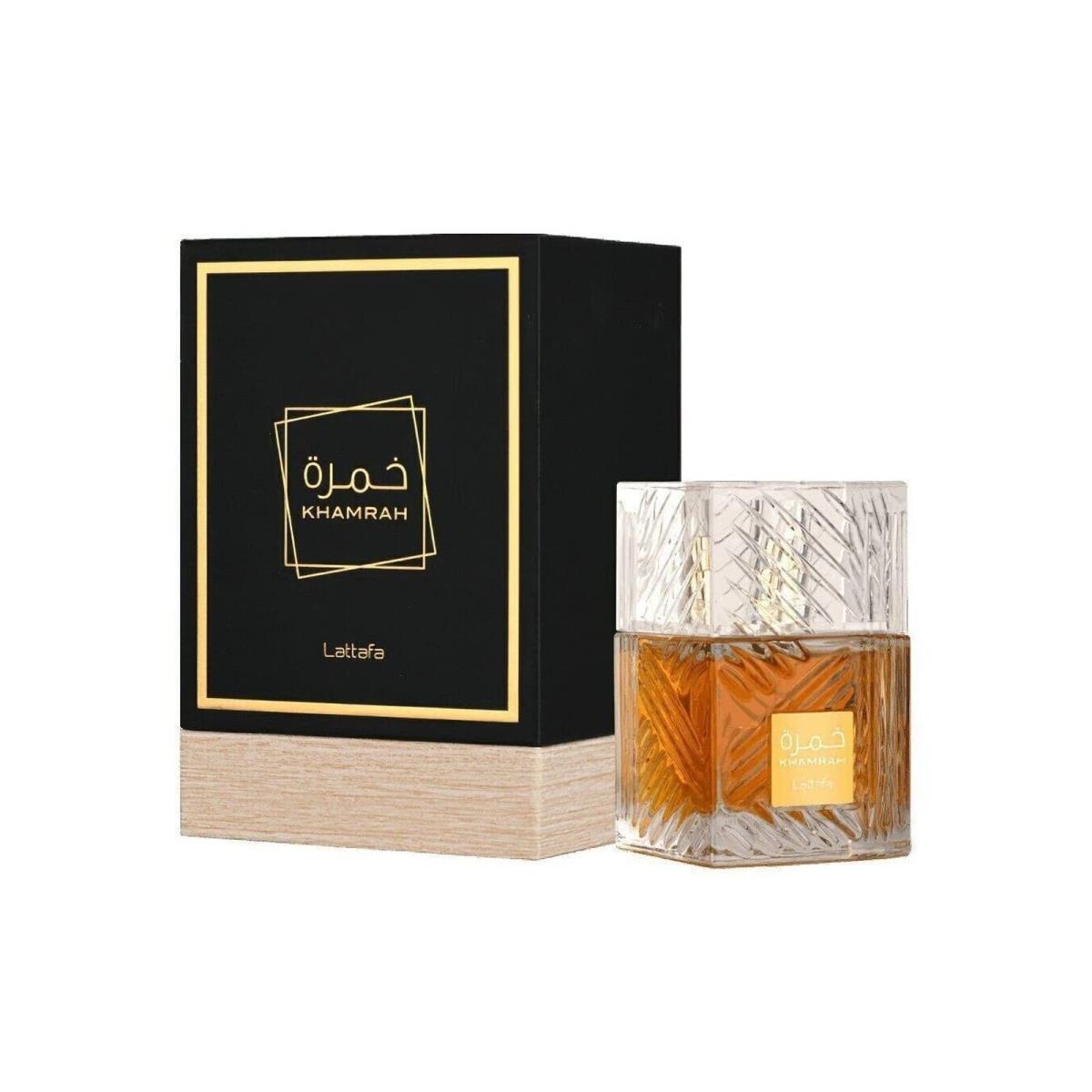 Lattafa Perfumes Khamrah For Unisex Eau de Parfum Spray 3.4 Ounce