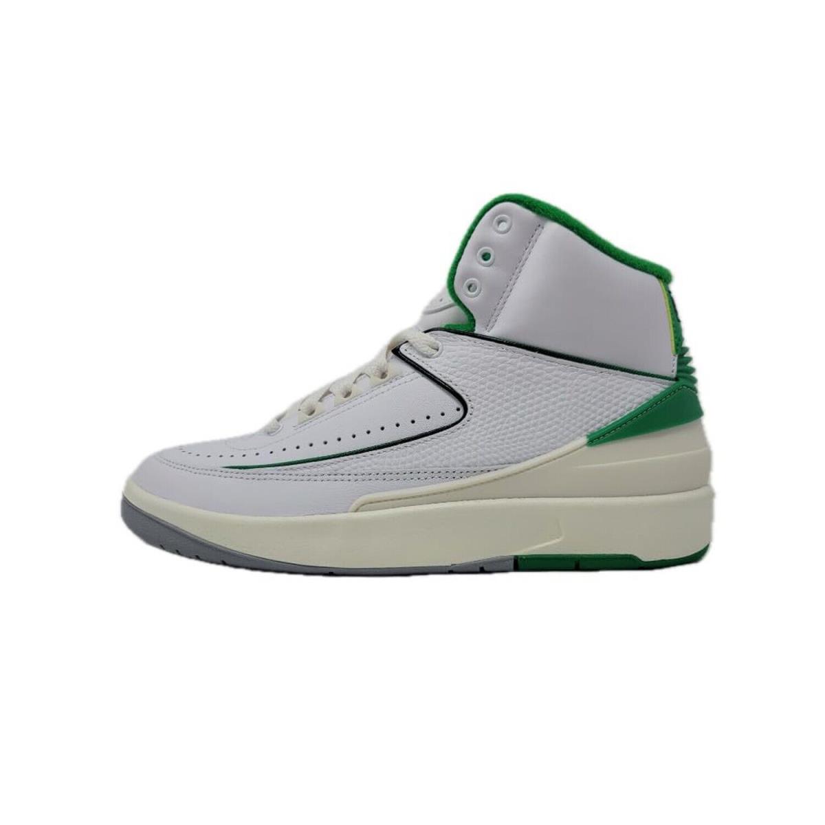 Nike Air Jordan 2 Retro Kid`s Basketball Shoes 4 US Green/white DQ8562 103