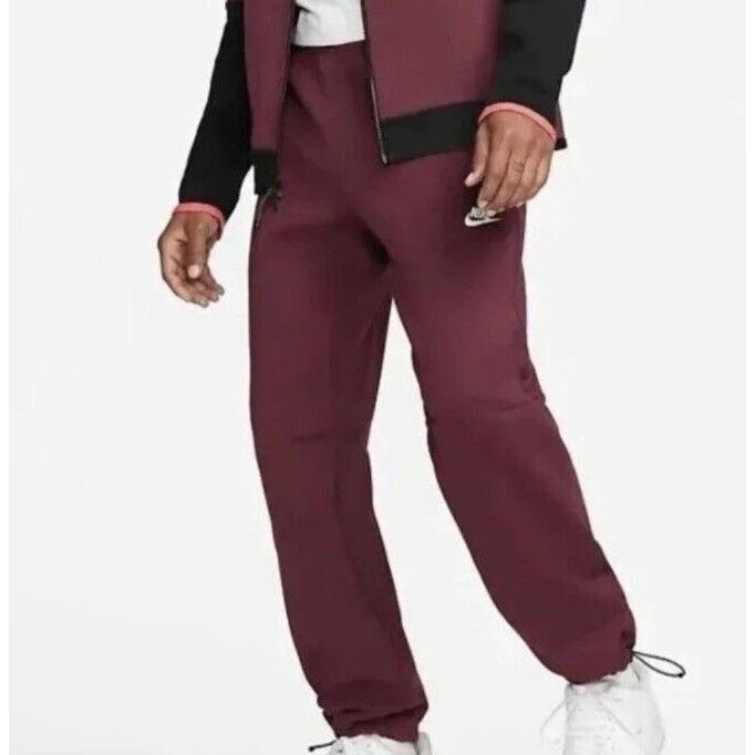 Nike Pants Men`s Sz Xxlt Sportswear Tech Fleece Burgundy Beetroot DQ4312-638