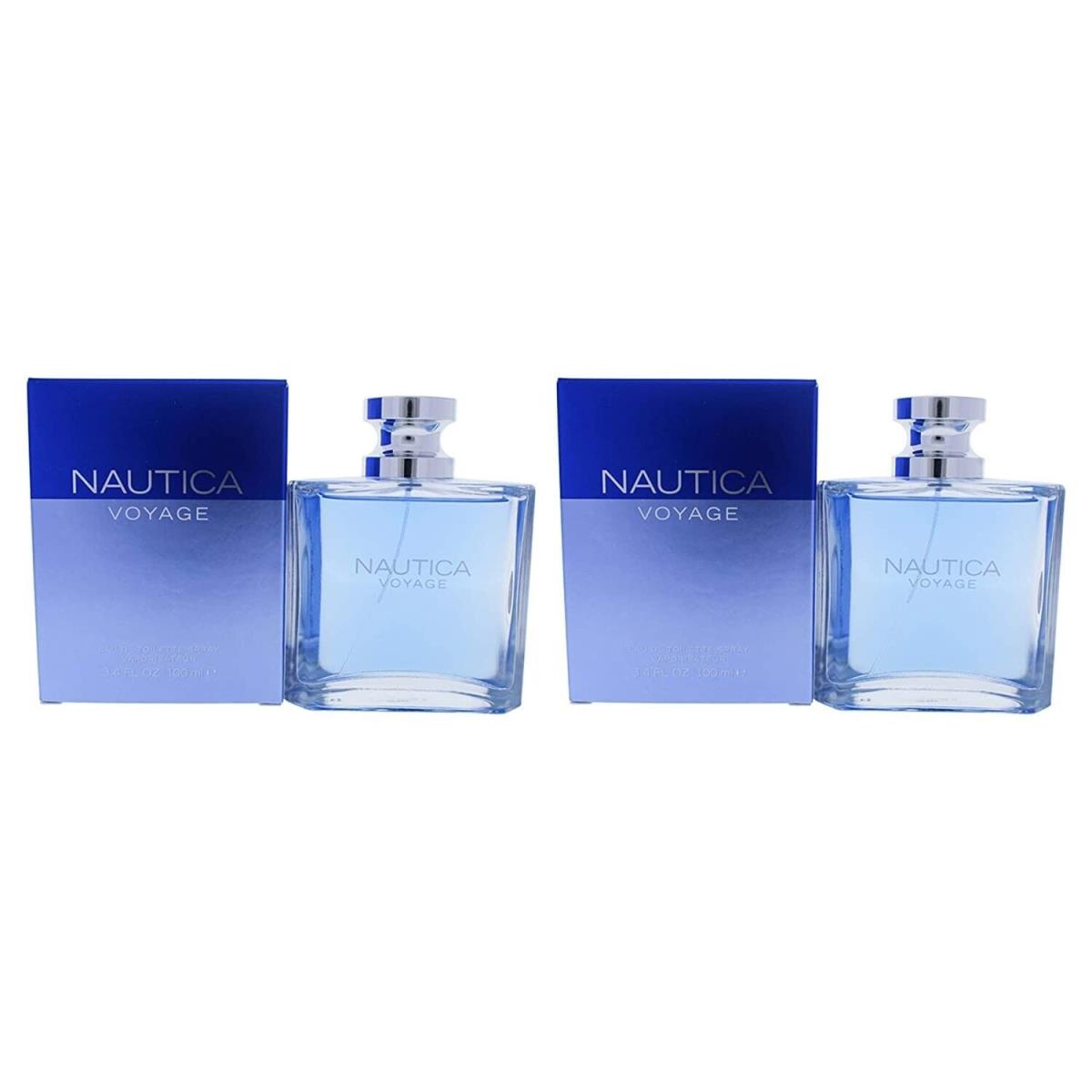 Nautica Voyage by Nautica For Men - 3.4 oz Edt Spray - Pack of 2