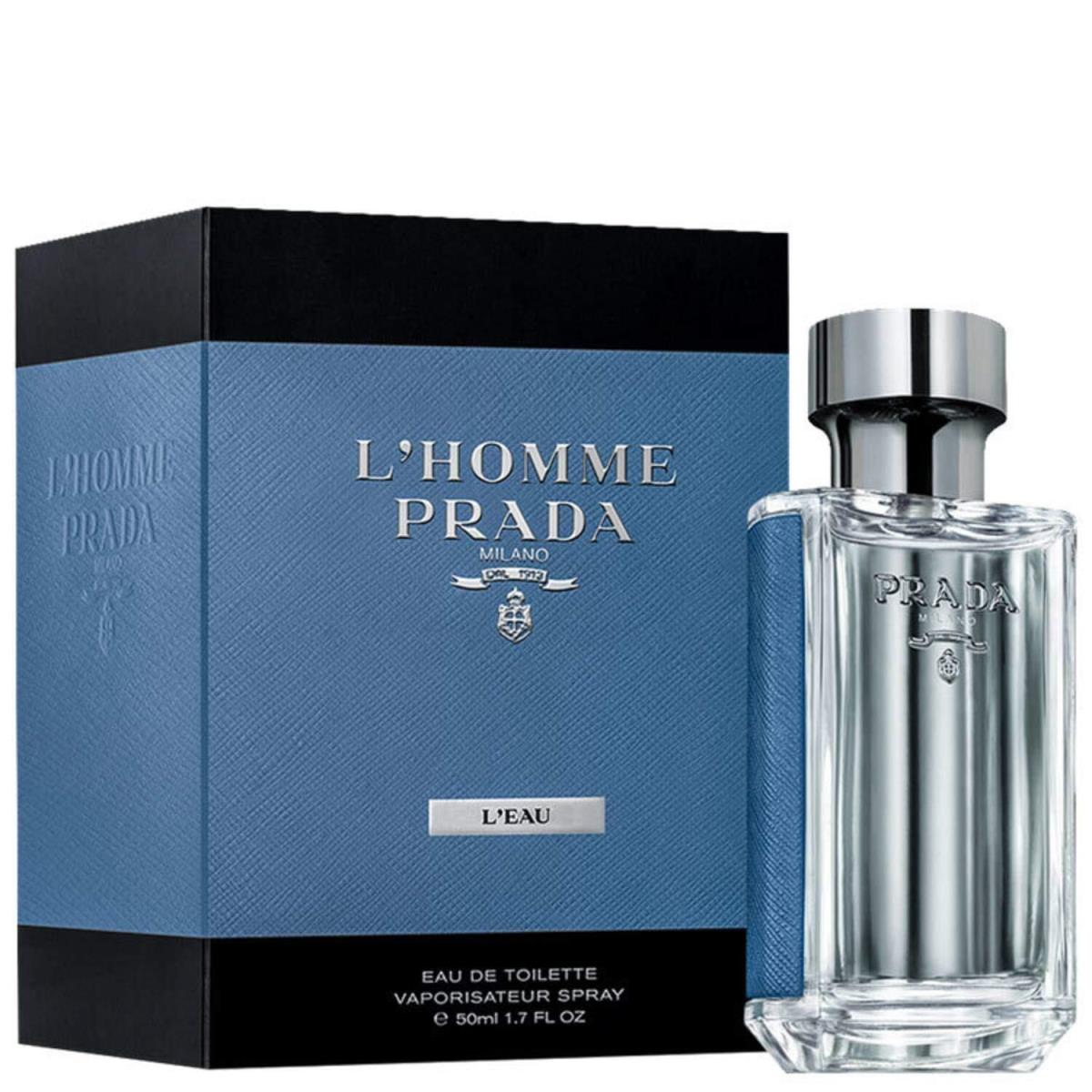 L`homme L`eau by Prada Eau de Toilette Spray 50 ml 1.7 fl oz : Luxury Fragrance