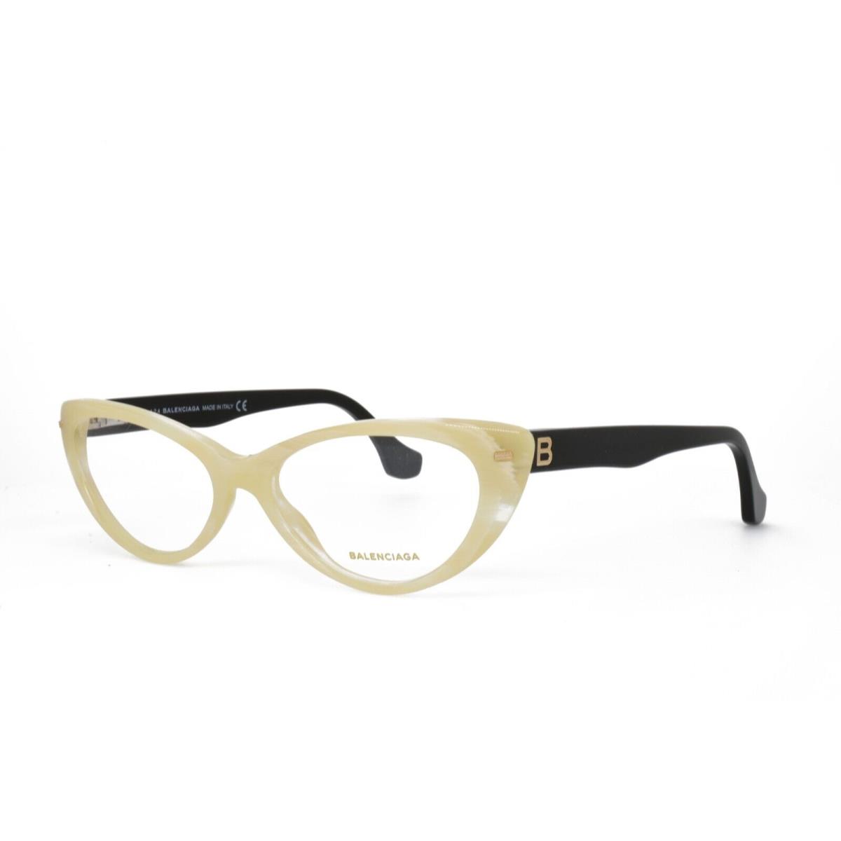 Balenciaga 5013 060 54-16-140 Ivory Black Eyeglasses