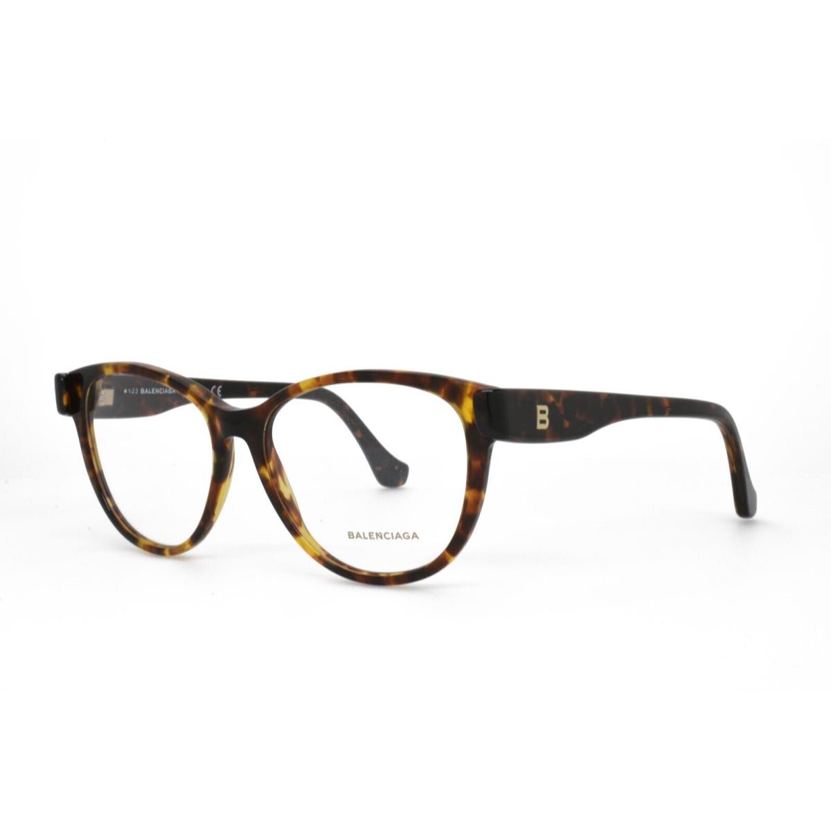 Balenciaga 5004 055 53-15-140 Brown Tortoise Eyeglasses