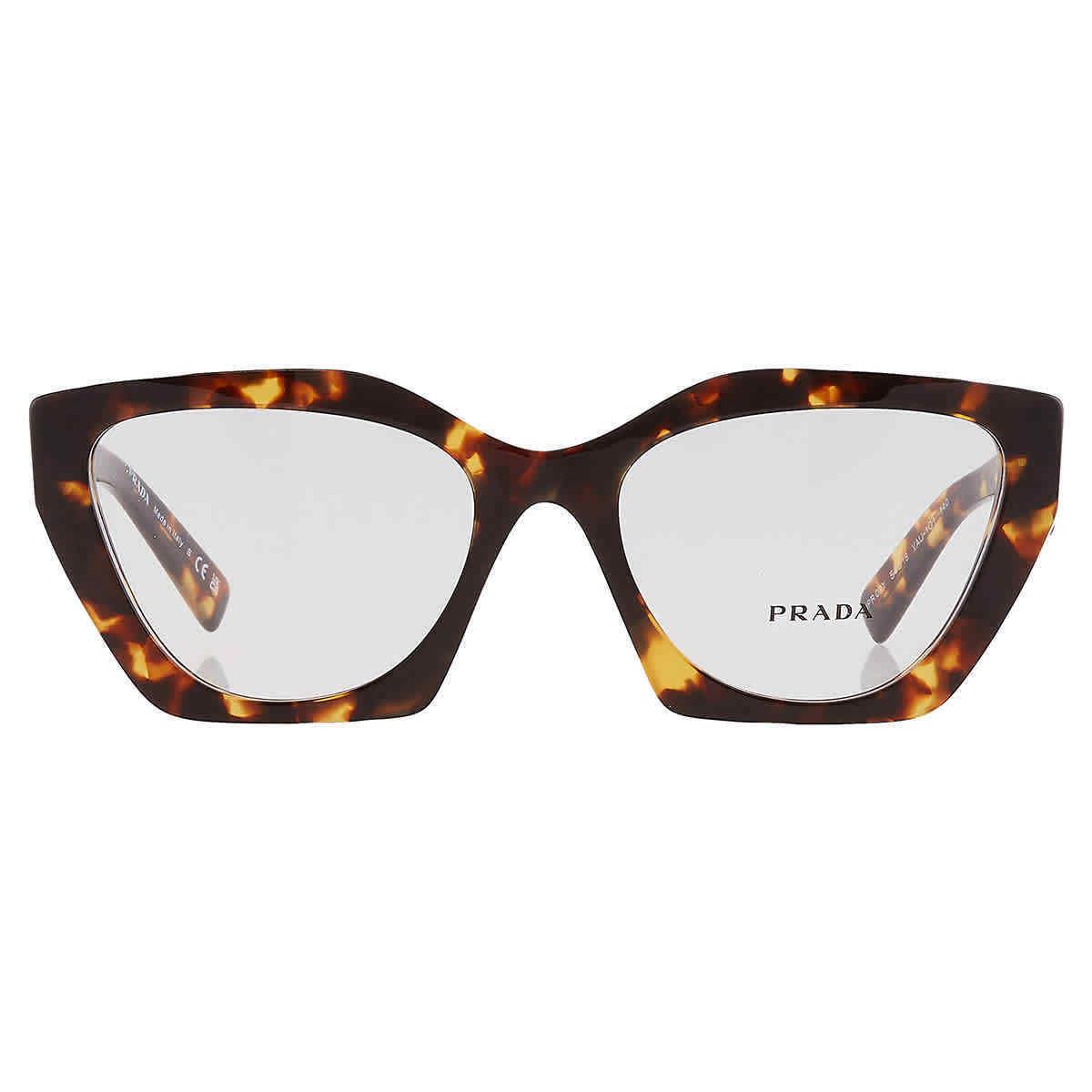 Prada Demo Irregular Ladies Eyeglasses PR 09YV VAU1O1 54 PR 09YV VAU1O1 54