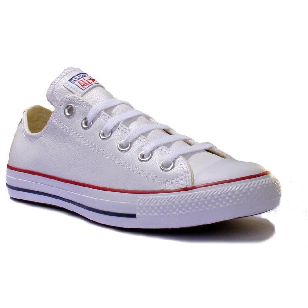 Converse 132173 Ct As Leather Ox Mens Trainer In White US 6 - 13