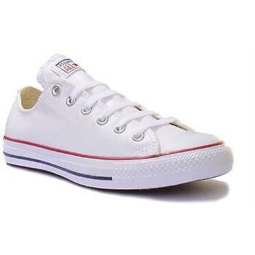 Converse 132173 Ct As Leather Ox White Boys Shoes In White US 1 - 13