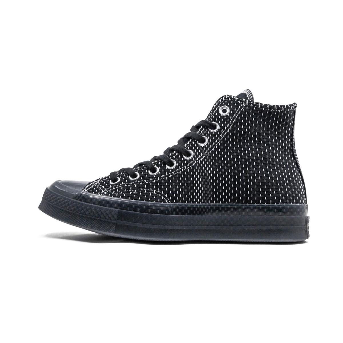 Converse Mens Chuck 70 Neon Wave HI Black/white/cool Grey 9.5