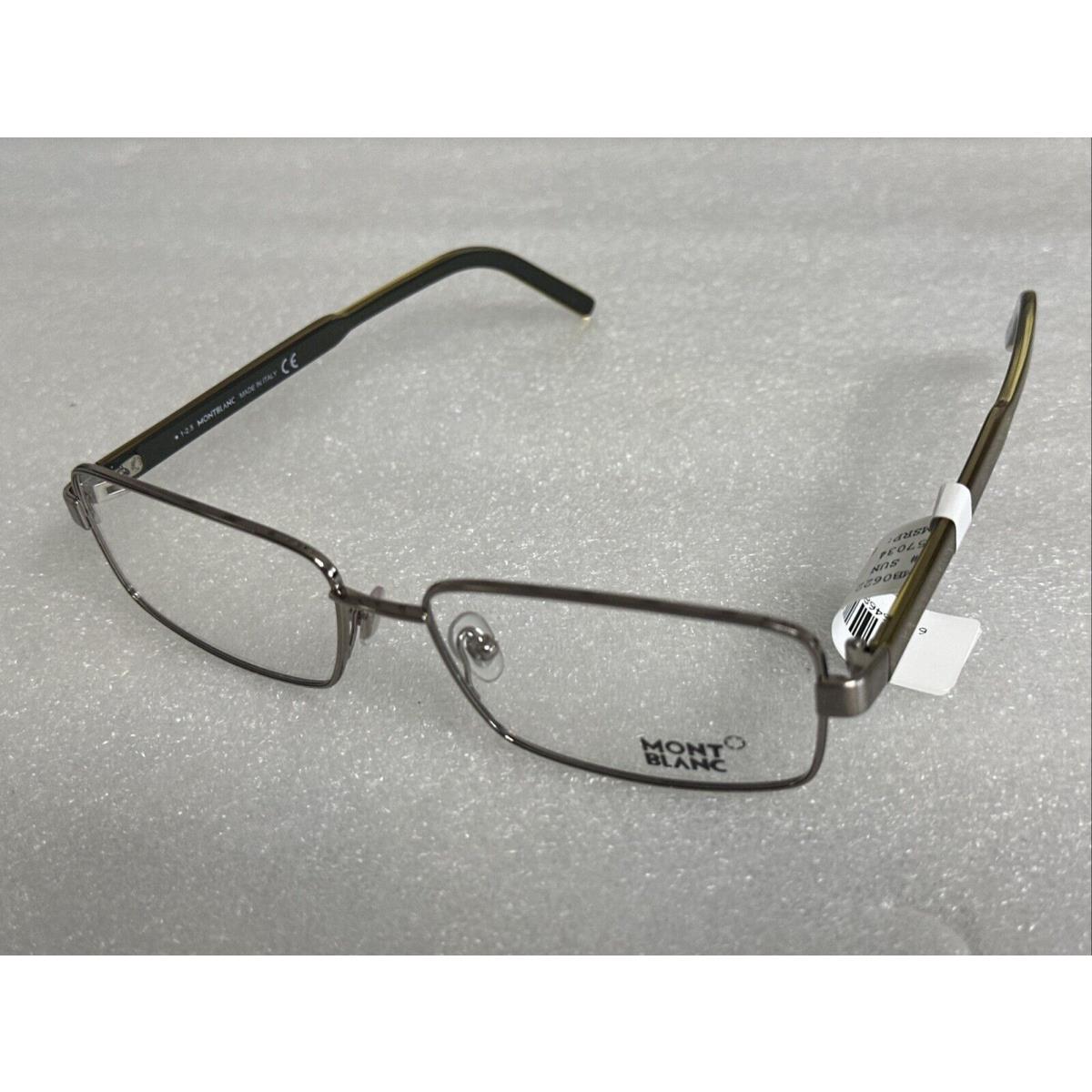 Montblanc Mont Blanc MB 622 034 Gunmetal Black Frame RX Optical Eyeglasses MB622 57-16-145