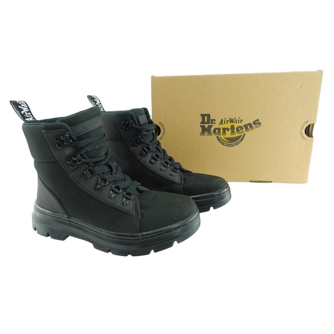 Dr. Doc Martens 1460 SR 8 Soft Toe Lace Up Black Boots Size Mens 7 Womens 8