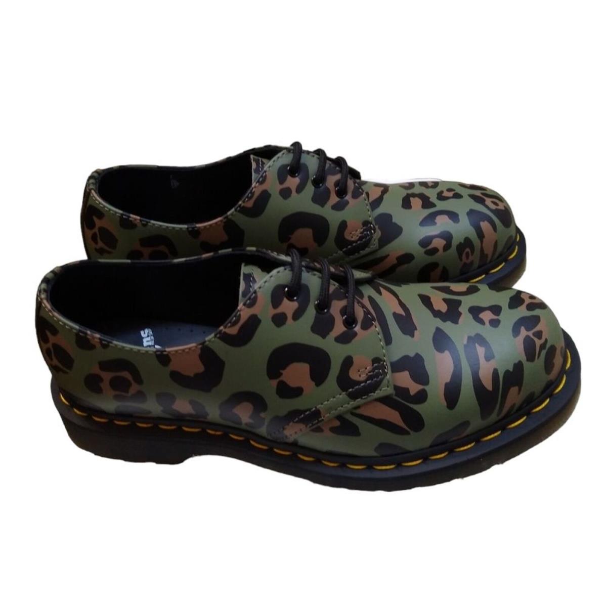 Dr. Martens 1461 Leopard Print Oxford Unisex Men`s 7 Women`s 8