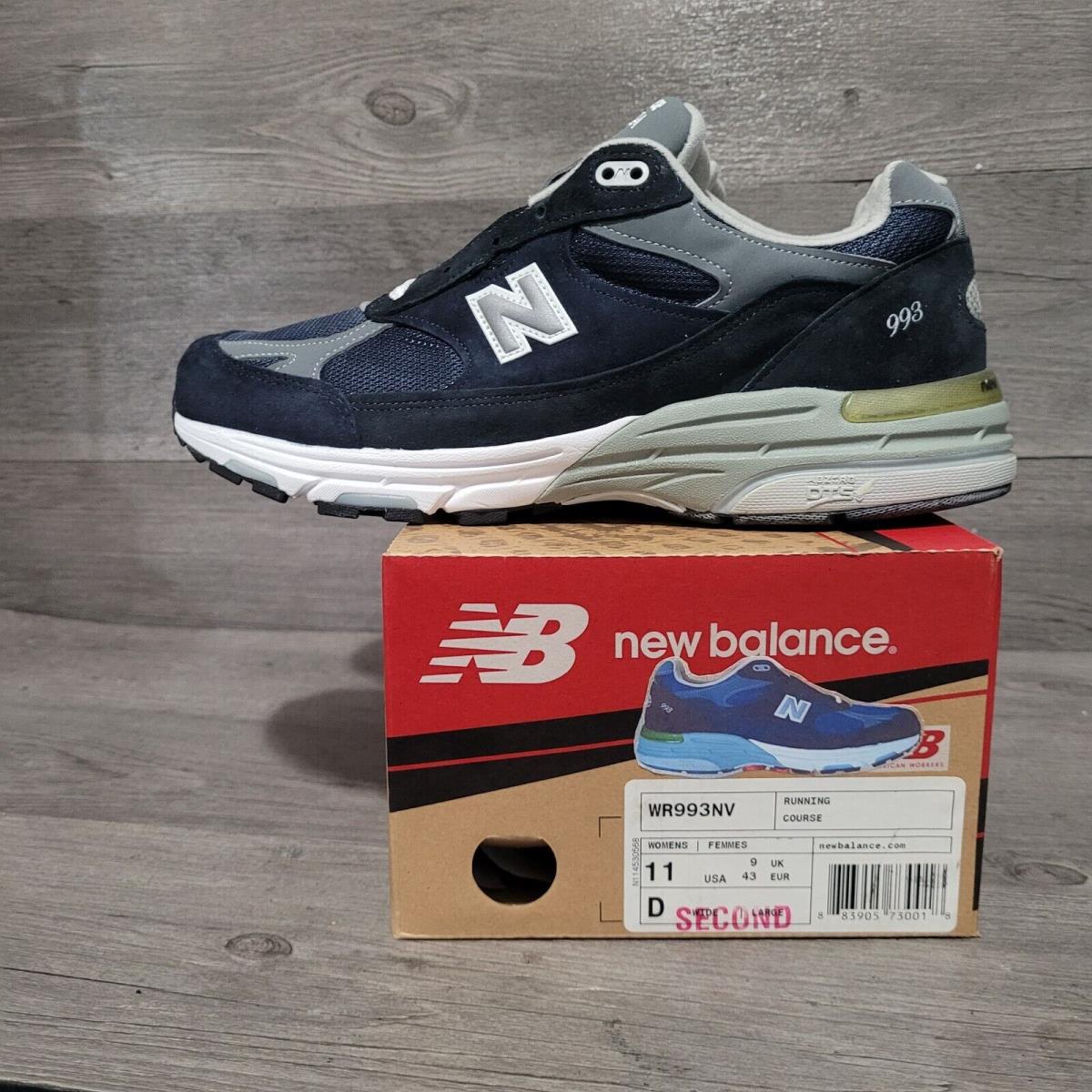 New Balance 993 Indigo Blue Womens Size 11 Wide Mens Size 9.5 D wr993nv SporTipTop