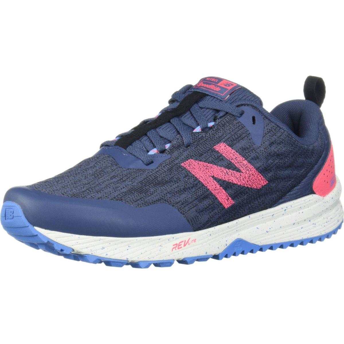 New Balance Women`s Nitrel V3 Running Shoe Vintage Indigo/guava 10 M US