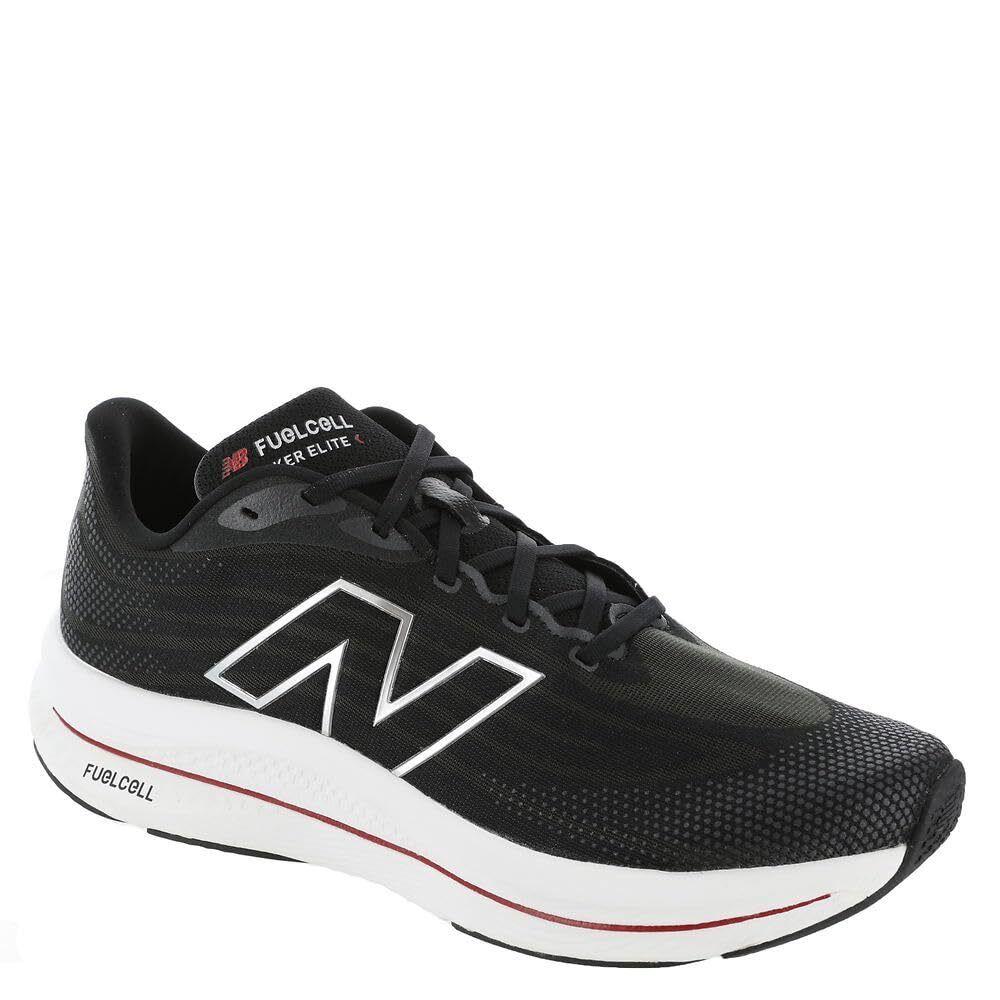 New Balance Men`s MWWKEV1 Walking Shoe Black/team Red/silver 9 - Black/Team Red/Silver