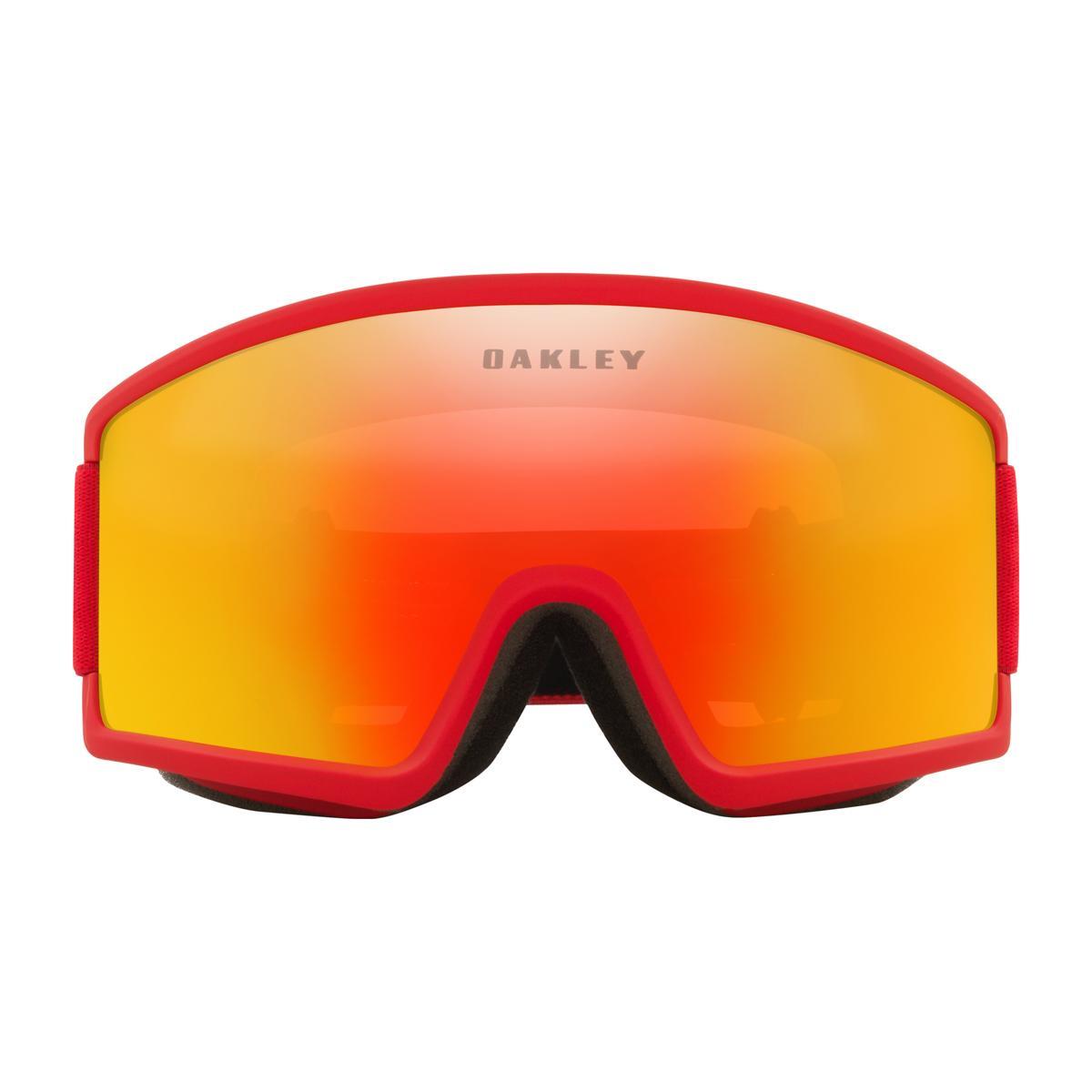 Oakley Target Line L Goggles 2024 - REDLINE with FIRE IRIDIUM Lens