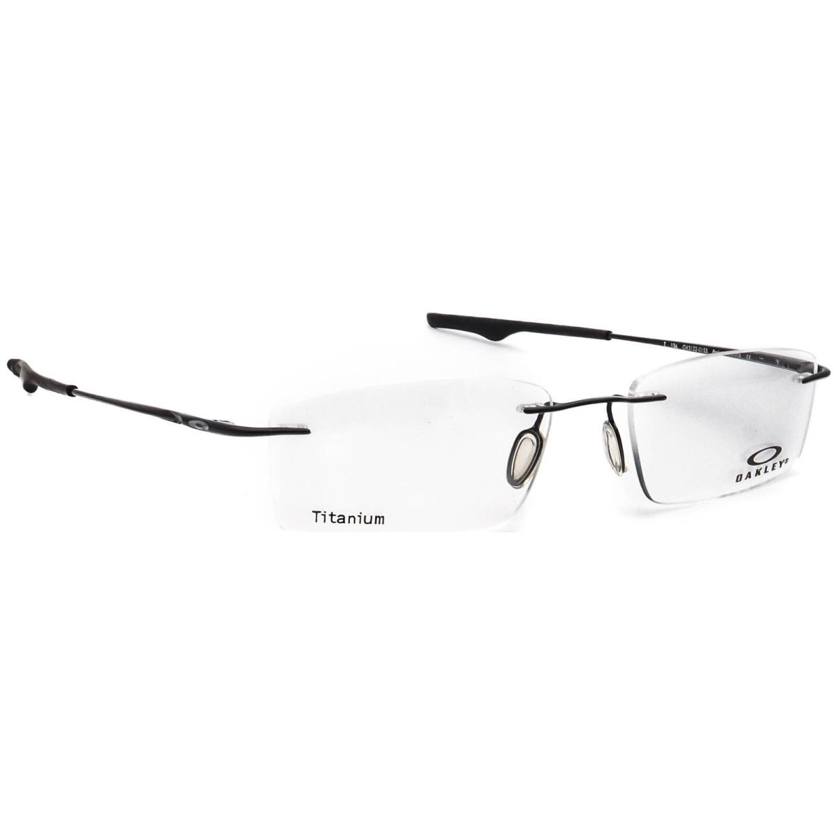 Oakley Men`s Eyeglasses OX3122-0153 Keel Polished Black Rimless Frame 53 18 134