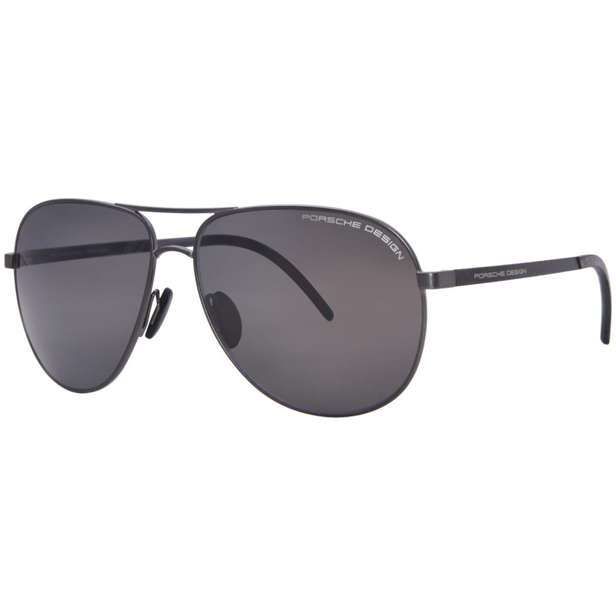 Porsche Design P8651-D Sunglasses Gunmetal/polarized Dark Grey Pilot 63mm