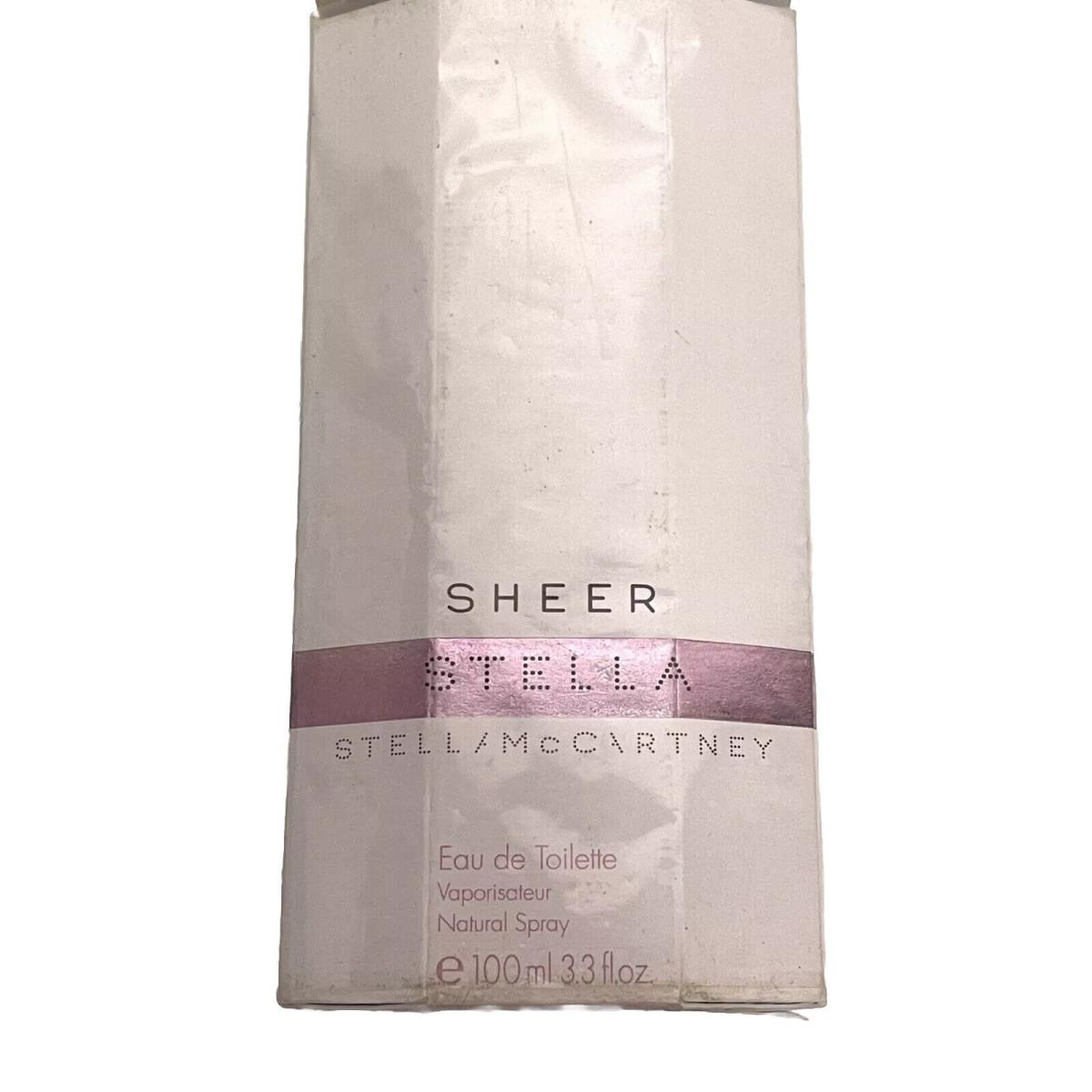 Sheer Stella 2009 by Stella Mccartney 3.4 oz / 100 ml Eau De Toilette Women