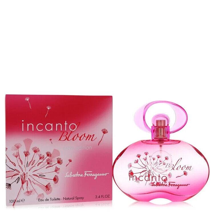 Salvatore Ferragamo Incanto Bloom Perfume 3.4 oz Edt Spray Packaging For Women