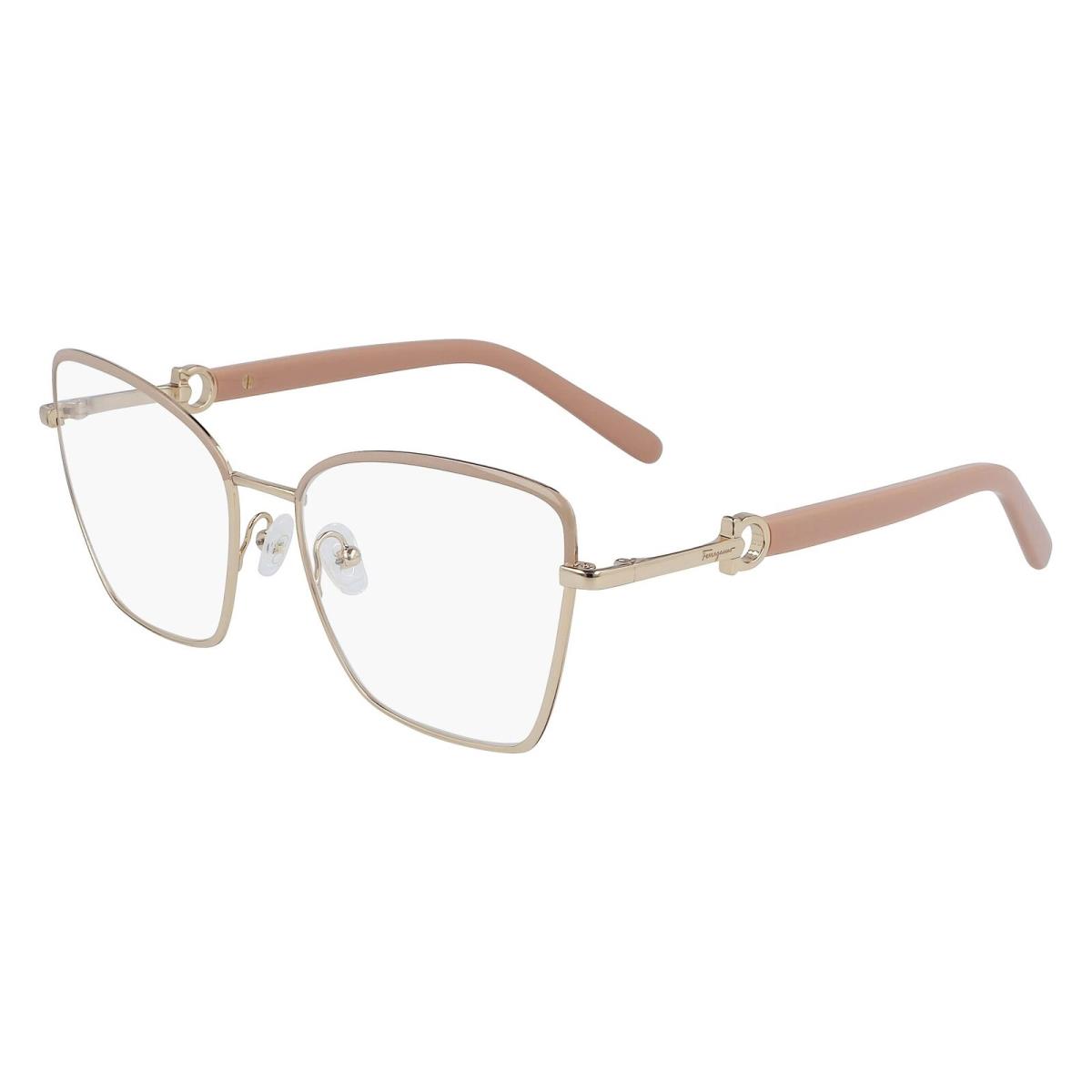 Salvatore Ferragamo SF 2223 685 Rose Gold Eyeglasses 54/17/140