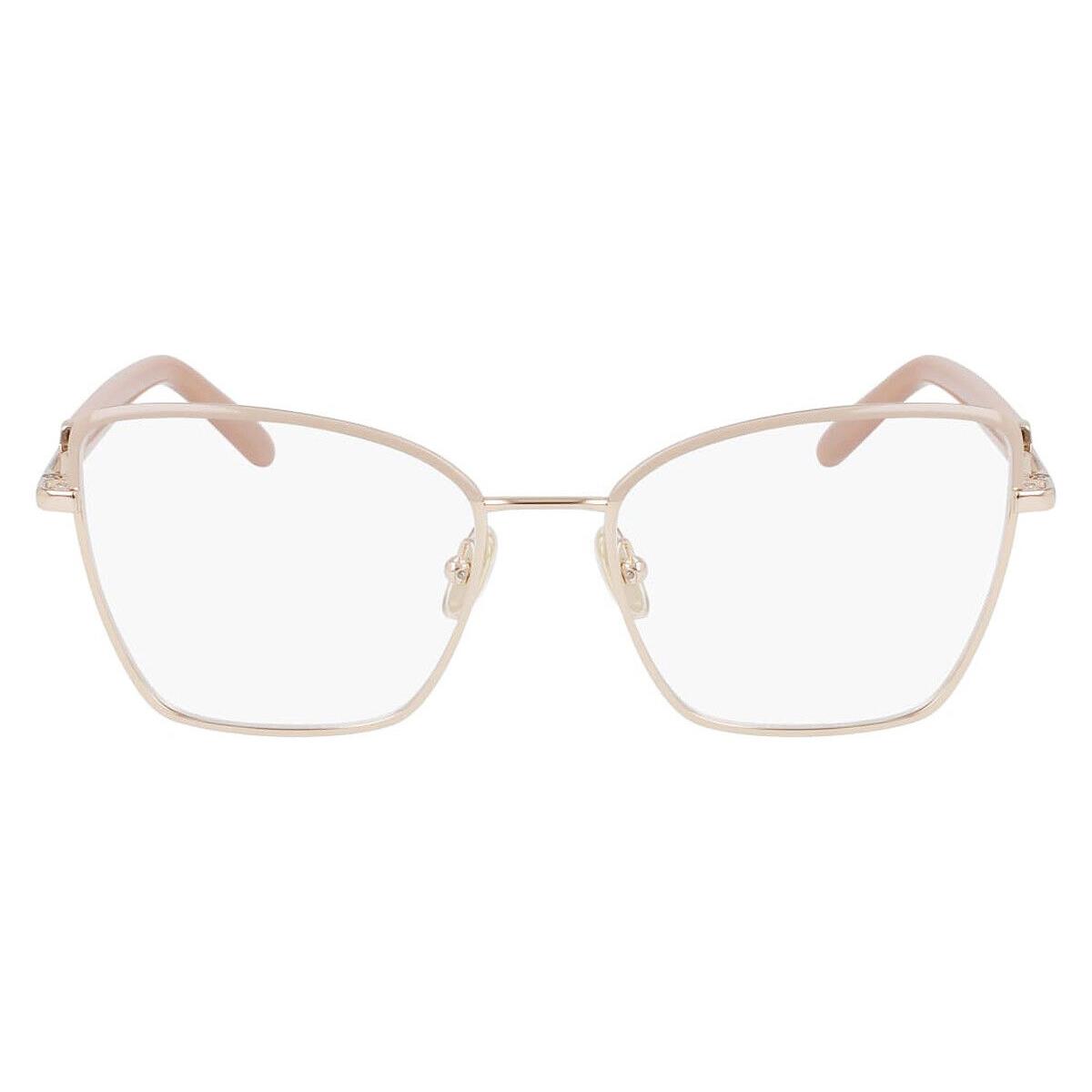 Salvatore Ferragamo SF2223N Eyeglasses Women Rose Gold 54mm