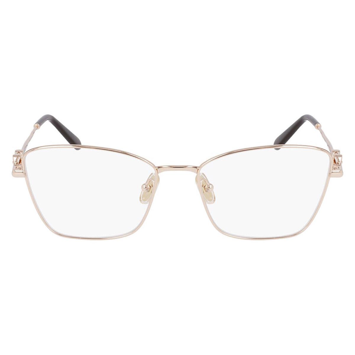 Salvatore Ferragamo SF2224N Eyeglasses Women Rose Gold 54mm