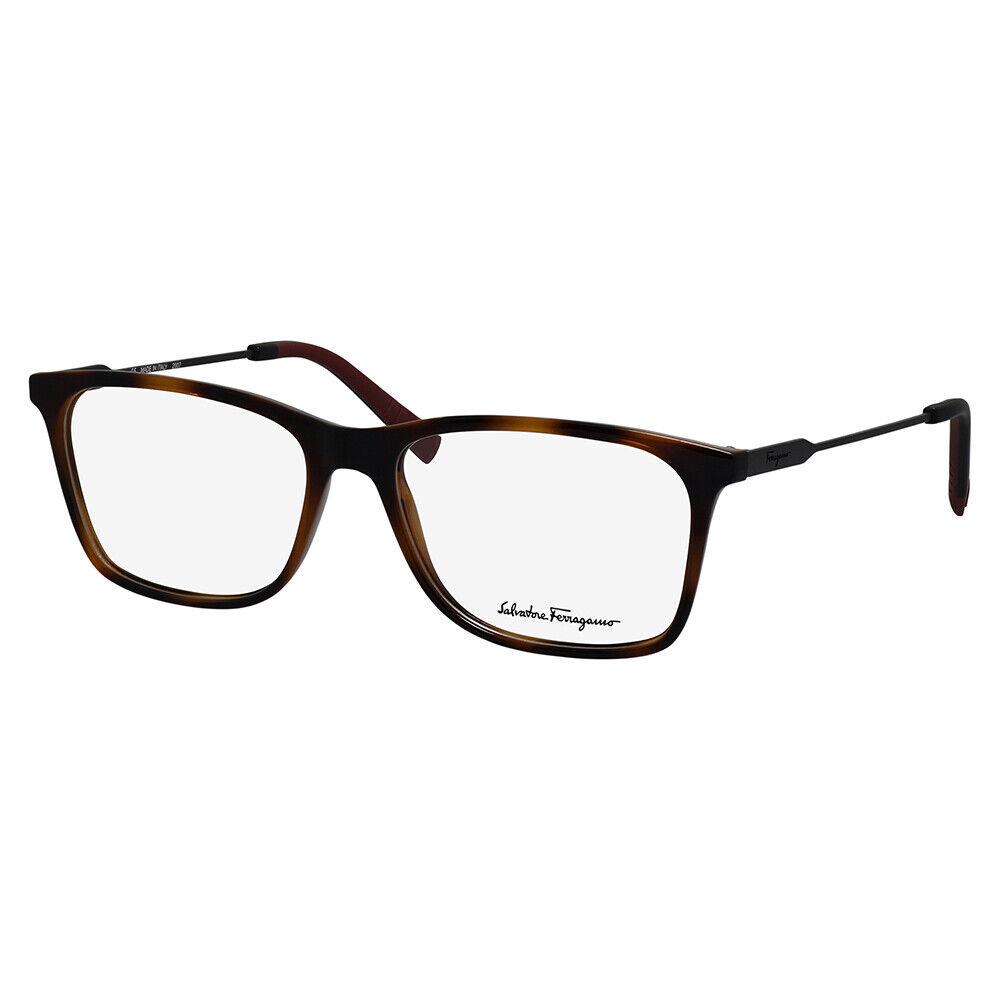 Salvatore Ferragamo SF 2876 068 Tortoise Matte Acetate Eyeglasses 55mm