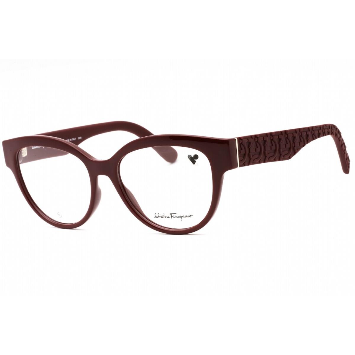 Salvatore Ferragamo SF2957E-601-54 Eyeglasses Size 54mm 16mm 140mm Burgundy Wom