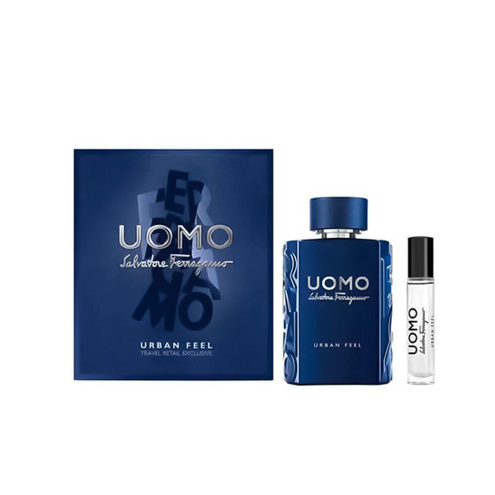 Salvatore Ferragamo Uomo Urban Feel 3.4 oz Edt Mens Cologne+ 10ml Edt Set