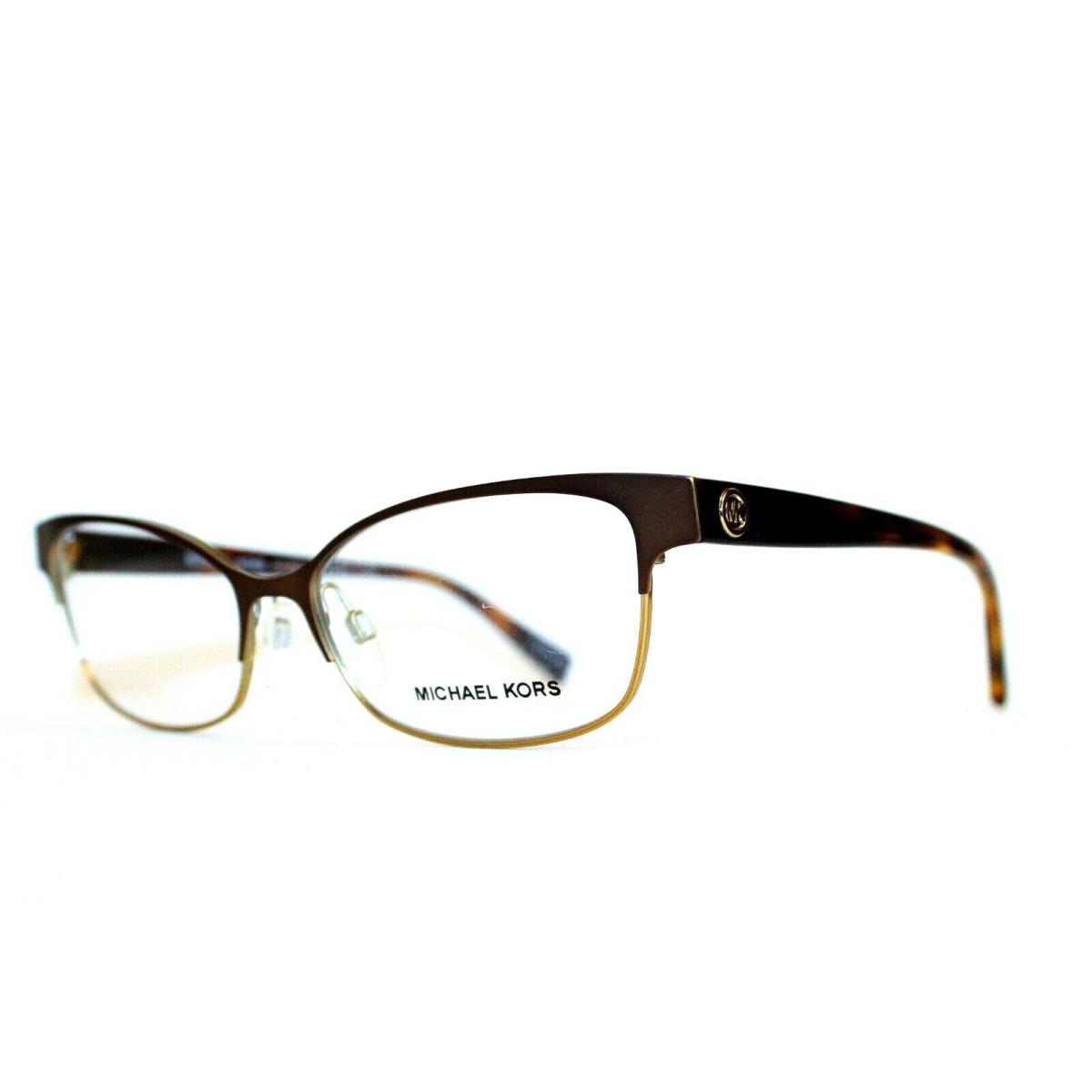 Michael Kors MK 7004 1029 Brown Gold Eyeglasses MK7004 51-15-140MM