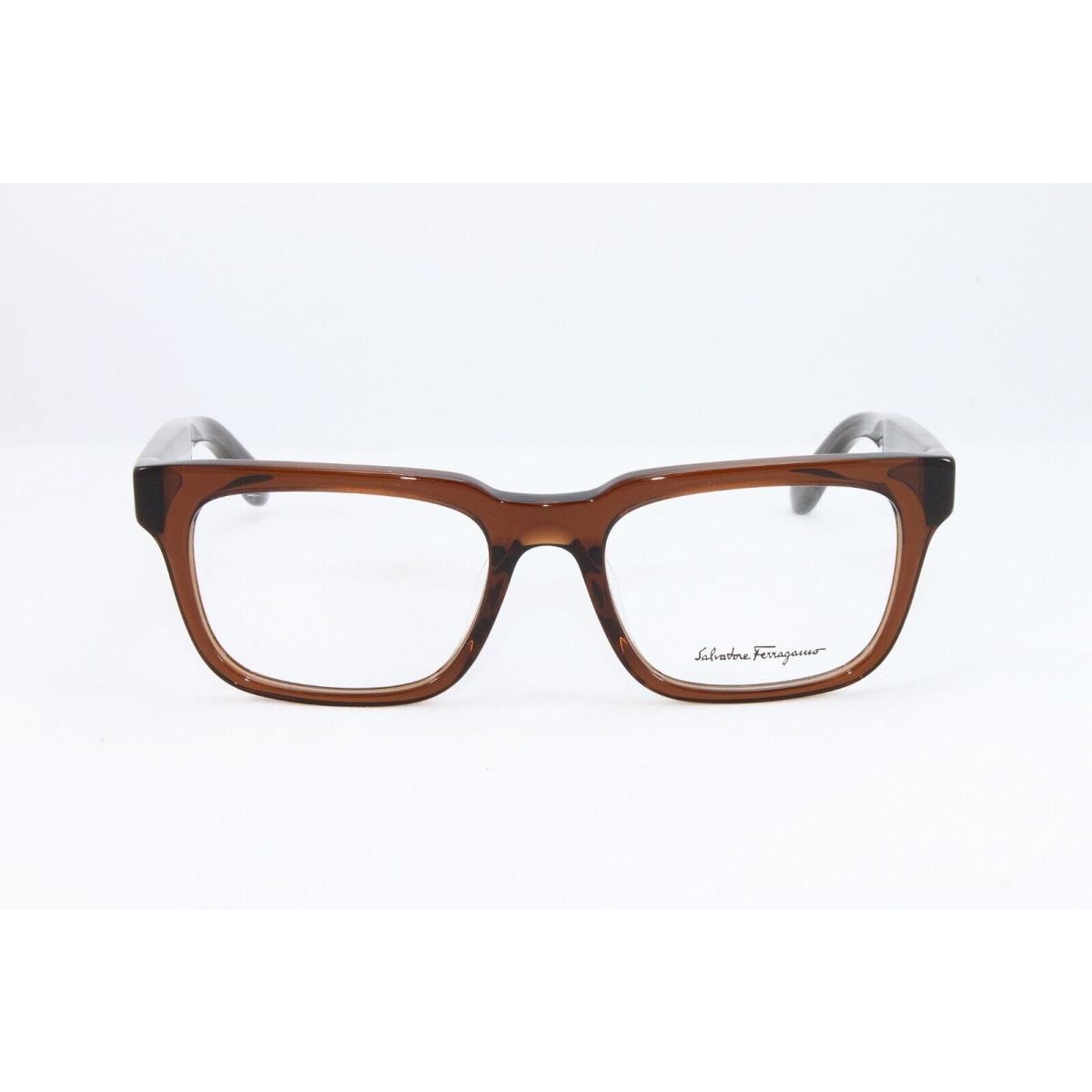 Salvatore Ferragamo Unisex Eyeglasses Square SF2736-210 Brown 52mm