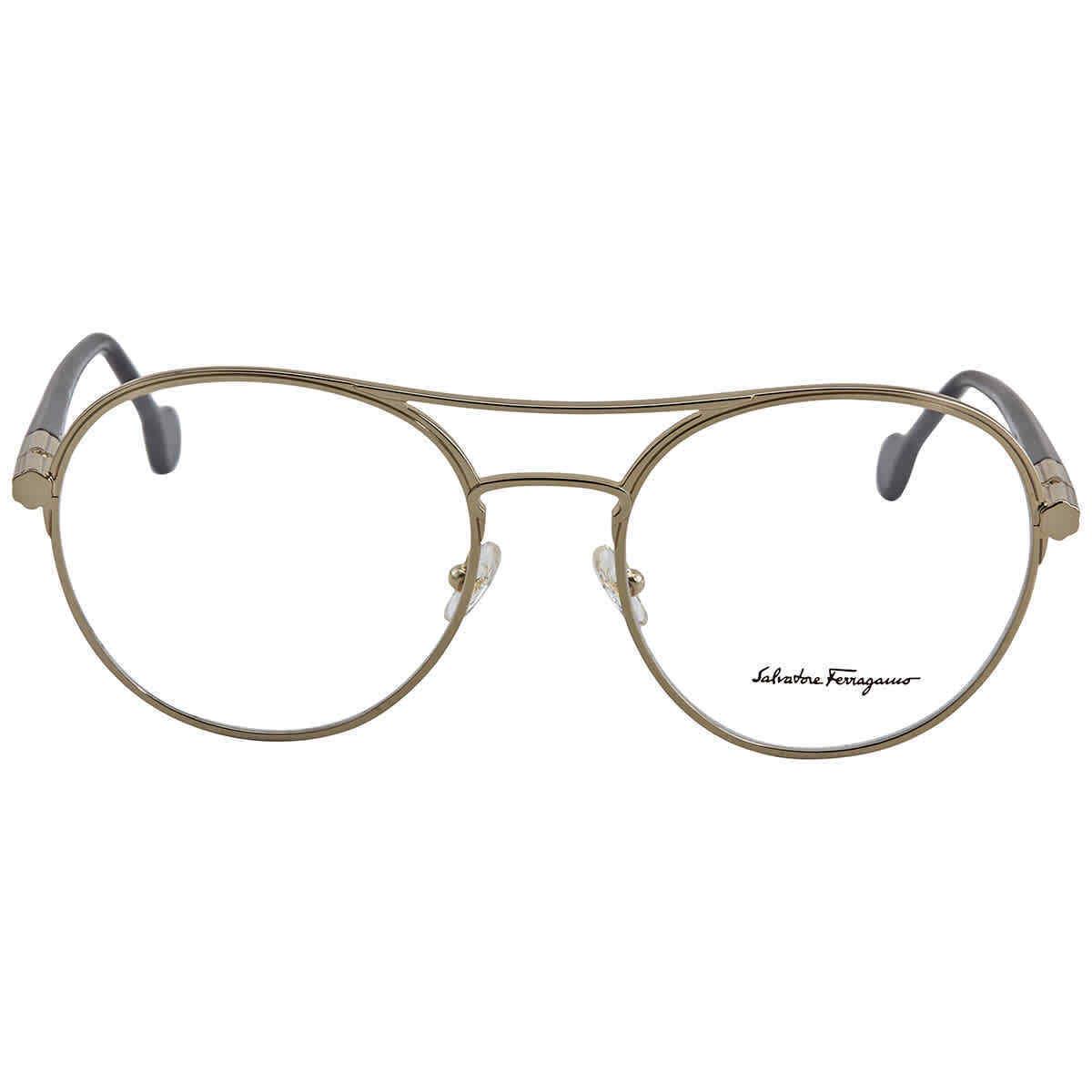 Salvatore Ferragamo Demo Round Ladies Eyeglasses SF2174 733 55 SF2174 733 55