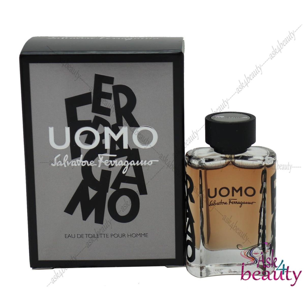 Uomo By Salvatore Ferragamo 3.4oz/100ml Edt Spray For Men