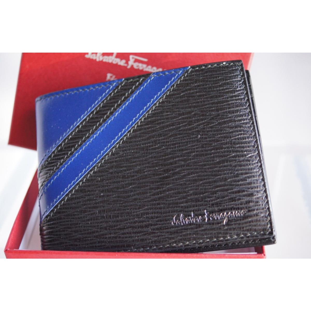 Salvatore Ferragamo Men`s Wallet CC Case Holder Black