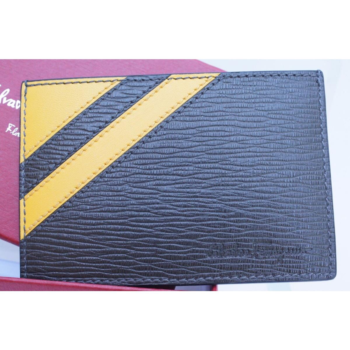 Salvatore Ferragamo Men`s CC Holder Wallet Credit Card Brown